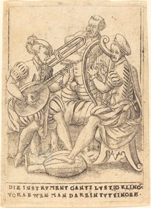 Instrument brzmi bardzo zabawnie z góry, jeśli śpiewasz do niego tvt autorstwa German 16th Century