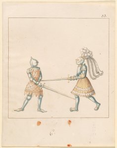 Freydal, Księga potyczek i turnieju cesarza Maksymiliana I: Walki na piechotę (potyczki) (Tom III): Tablica 163 autorstwa German 16th Century