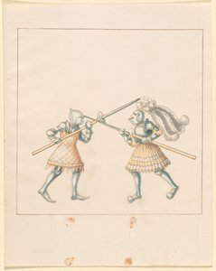 Freydal, Księga potyczek i turnieju cesarza Maksymiliana I: Walki na piechotę (potyczki) (tom III): płyta 149 autorstwa German 16th Century