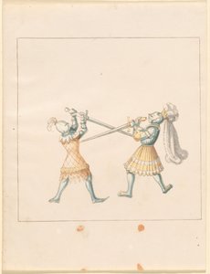 Freydal, Księga potyczek i turnieju cesarza Maksymiliana I: Walki na piechotę (potyczki) (Tom III): Tablica 159 autorstwa German 16th Century