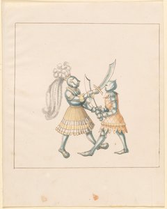 Freydal, Księga potyczek i turnieju cesarza Maksymiliana I: Walki na piechotę (potyczki) (Tom III): Tablica 153