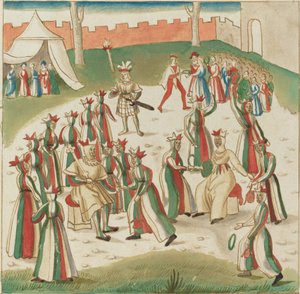 Gry na świeżym powietrzu autorstwa German 16th Century