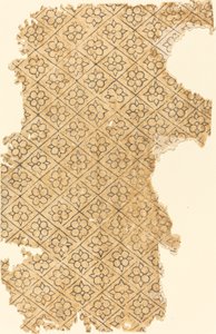Arkusz z wzorem kwiatowym i diamentowym autorstwa German 16th Century