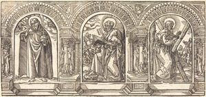 Chrystus i Jego uczniowie II autorstwa German 16th Century after Martin Schongauer