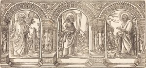 Chrystus i Jego uczniowie IV autorstwa German 16th Century after Martin Schongauer