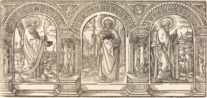 Chrystus i Jego uczniowie autorstwa German 16th Century after Martin Schongauer