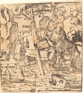 Święty Krzysztof autorstwa German 16th or 19th Century