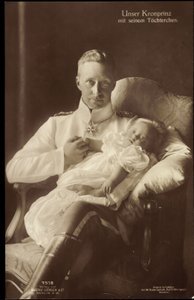 Książę Fryderyk Wilhelm z córką, Liersch 7518 autorstwa German Photographer