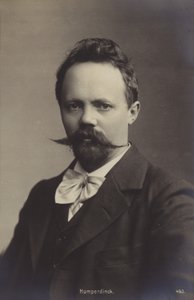 Portret Engelberta Humperdincka (zdjęcie czarno-białe) autorstwa German Photographer