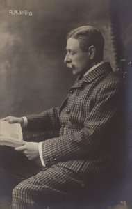 Portret Ricardo Mahlliga (zdjęcie czarno-białe) autorstwa German Photographer