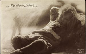 Książę Aleksander Ferdynand, syn Augusta Wilhelma autorstwa German Photographer