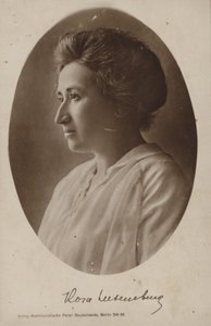 Róża Luksemburg (zdjęcie czarno-białe) autorstwa German Photographer