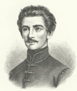 Alexander Petofi, węgierski poeta i liberalny rewolucjonista autorstwa German School