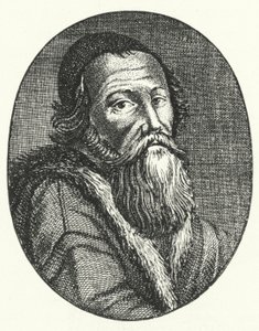 Amos Comenius, czeski pisarz i filozof (grafika) autorstwa German School