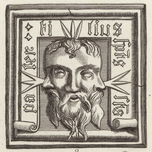Amulet. Ilustracja do zdjęć Atlas (grawerowanie) autorstwa German School