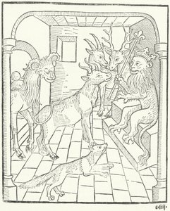 Ilustracja z Księgi Mądrości (rycina) autorstwa German School