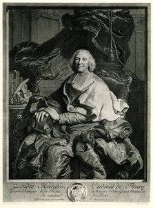 Andrew Hercules kardynał Fleury autorstwa German School