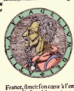 Attila - w "Kosmografii" Sebastiana Munstera autorstwa German School
