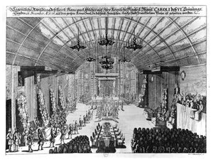 Bankiet w Sali Romera we Frankfurcie nad Menem na cześć koronacji Karola VI (1685-1740) 22 grudnia 1711 autorstwa German School