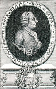 Barthold Fritz (1697-1766) ryty J.C. Eberling (grafika) autorstwa German School