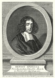 Baruch Spinoza , holenderski filozof (grafika) autorstwa German School