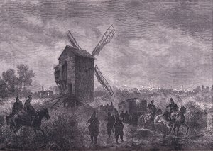 Przed Orleanem, Cassells History of the War between France and Germany wydana przez Cassell and Company Limited, c.1890 (lito) autorstwa German School