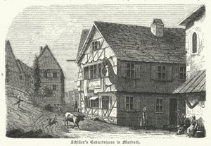 Miejsce urodzenia niemieckiego poety i dramaturga Friedricha Schillera, Marbach am Neckar autorstwa German School