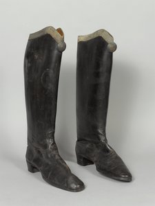 Buty, 3. von Zieten Hussars, noszone przez JKW księcia Connaught, przed 1914 (but) autorstwa German School