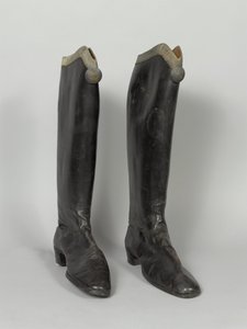 Buty, 3. von Zieten Hussars, noszone przez JKW księcia Connaught, przed 1914 (but) autorstwa German School