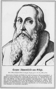 Caspar Schwenkfeld von Ossigk (grafika) autorstwa German School