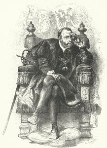 Karol V, cesarz rzymski (grafika) autorstwa German School