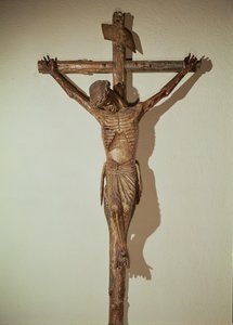 Chrystus na krzyżu, zwany Le Devot Christ, 1307 (drewno)