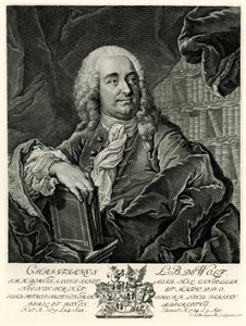 Christian Freiherr von Wolff autorstwa German School