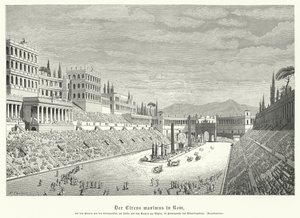 Circus Maximus, Rzym (rycina) autorstwa German School
