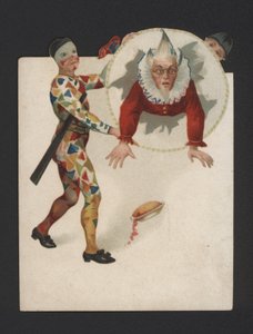 Klauni (chromolitho) autorstwa German School
