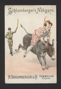 Klauni (chromolitho) autorstwa German School