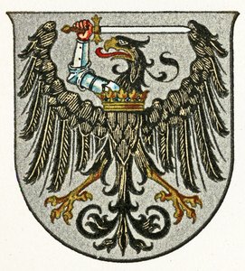 Herb Prus Zachodnich, c.1898 autorstwa German School