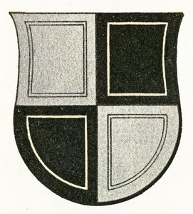 Herb Zollern (Hechingen), ok.1898 autorstwa German School