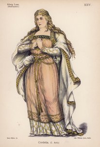 Cordelia z Króla Leara Szekspira (kolor lito) autorstwa German School