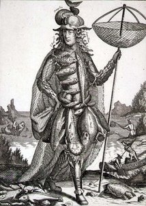 Kostium Rybaka, wyd. Gerard Valck (1651-2-1726) c.1690 (grafika) autorstwa German School