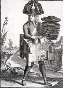 Kostium dla Kapelusznika, wyd. Gerard Valck (1651/2-1726) c.1690 (rycina) autorstwa German School