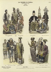 Kostiumy z Indonezji, 1880 autorstwa German School