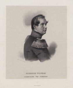 Książę koronny Fryderyk Wilhelm Pruski (lito) autorstwa German School