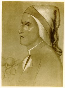 Dante Alighieri, 1884-90 (fototyp) autorstwa German School