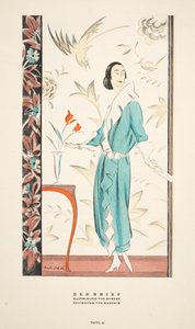 Der Brief, Coat Dress Kurnen, z Styl, wyd. 1922 (odbitka w pochoirze) autorstwa German School