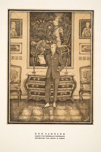 Der Sammler, reklama mody męskiej autorstwa Hermanna Hoffmanna, ze Styl, wyd. 1922 (druk pochoir) autorstwa German School