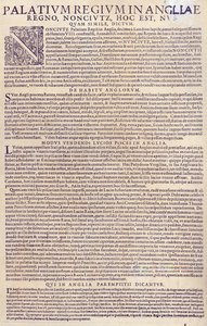 Opis Pałacu Nonesuch, Anglików, ich wyglądu i obyczajów, sposobu sprzedaży ryb w Anglii oraz opis systemu praktyk zawodowych, 1598 (papier drukowany) (patrz także 3 autorstwa German School