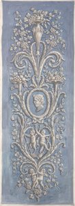 Design for Wallpaper (tkanina malowana) autorstwa German School