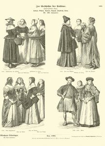 holenderski, czeski, hiszpański, angielski, francuski i polski, kostiumy, XVI-XVII w. autorstwa German School
