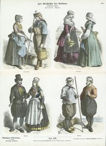 Stroje holenderskie, XIX wiek autorstwa German School